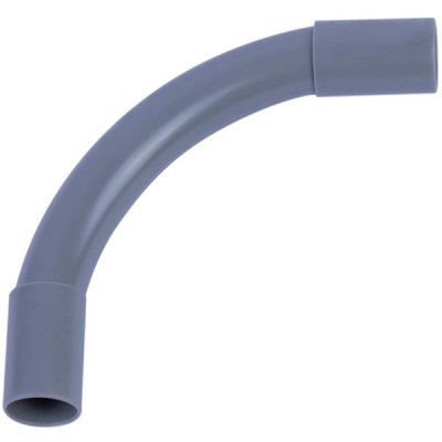 Pipelife Bocht 19 mm donkergrijs