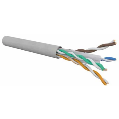 GIGAMEDIA UTP kabel Cat6 grijs (Doos 305m)