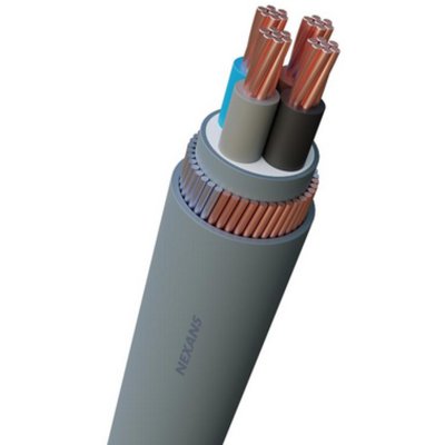 NEXANS Grondkabel 4x10+aarde (Rol 25 m)