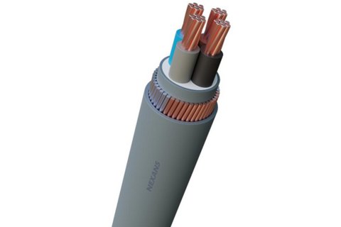 NEXANS Grondkabel 4x10+aarde (Rol 25 m)