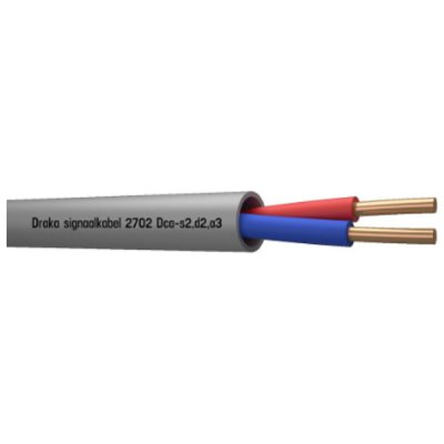 Draka Buskabel DALI 2x0,8 grijs (Rol 100 m)