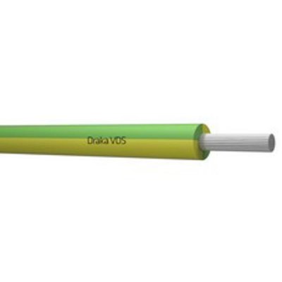 Draka Snoer aarding 6 geel/groen (Box 100 m)
