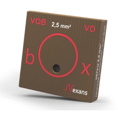 Nexans Draad VD 2.5 bruin (Box 100 m)