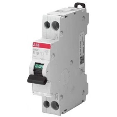 ABB SN201 Installatieautomaat B16A 1P+N
