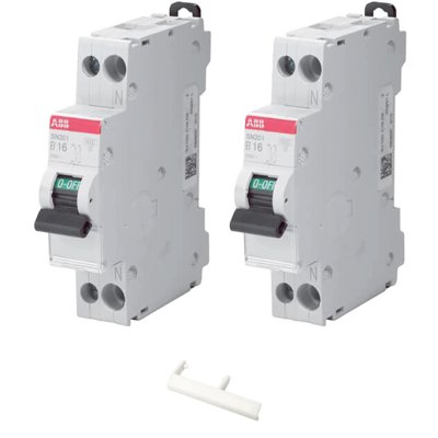 ABB SN201 Fornuisgroep kookplaat B16A 2P+2N (max 7,4kW)