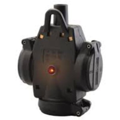 ABL Hangcontactdoos drievoudig 230V Schuko Euro stekkerdoos