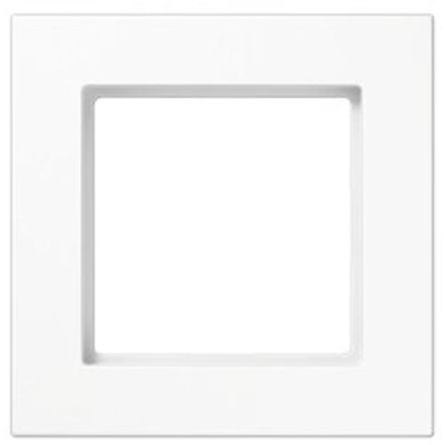 Jung A550 Afdekraam 1v alpine wit glans