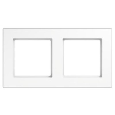 Jung A550 Afdekraam 2v alpine wit glans