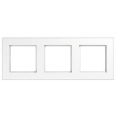 Jung A550 Afdekraam 3v alpine wit glans