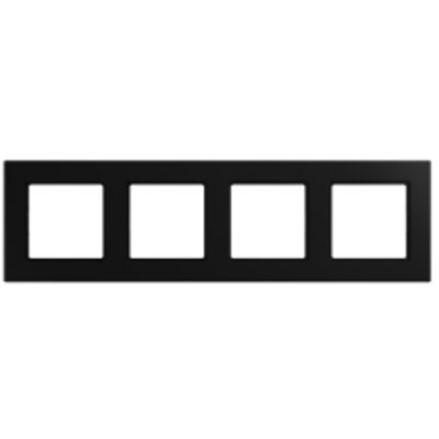 Jung A550 Afdekraam 4v grafietzwart mat