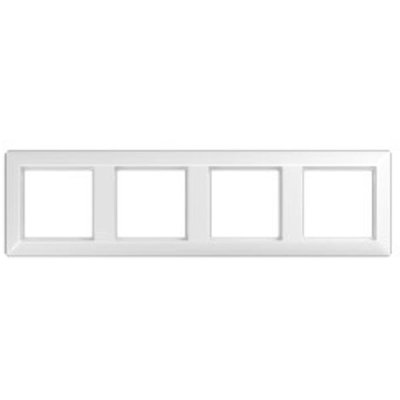 Jung AS500 Afdekraam 4v alpine wit glans