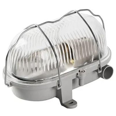 KOOPMAN Buitenlamp type Bulley E27 opbouw grijs