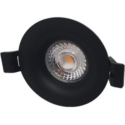 INTERLIGHT Ledspot zwart dim driver 8W 2700K (warmwit)