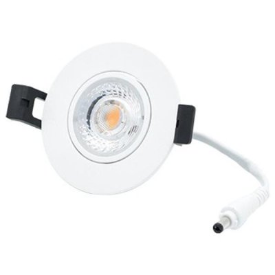 INTERLIGHT Ledspot wit dim kantel driver 8W 2700K (warmwit)